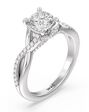 With Clarity Elegant Princess, Cushion, Emerald, Heart, Pear, Radiant, Round, Oval Cut Engagement Ring - thumbnail - 2