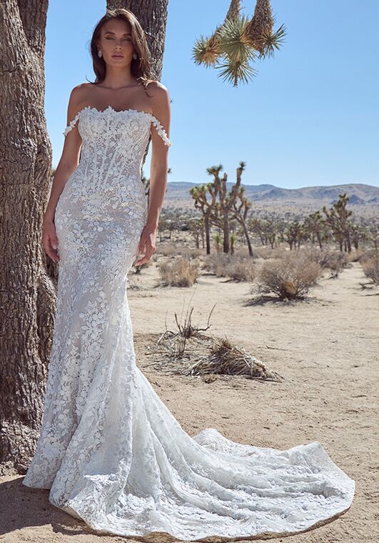 Calla Blanche 126104 Orelia Sheath Wedding Dress - 2
