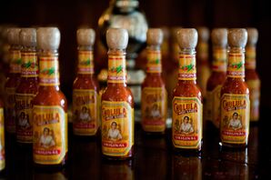 Whimsical and Casual Hot Sauce Wedding Favors