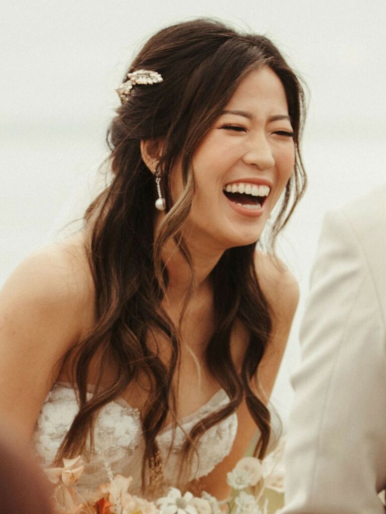 29 Half-Up, Half-Down Wedding Hairstyles to Save ASAP