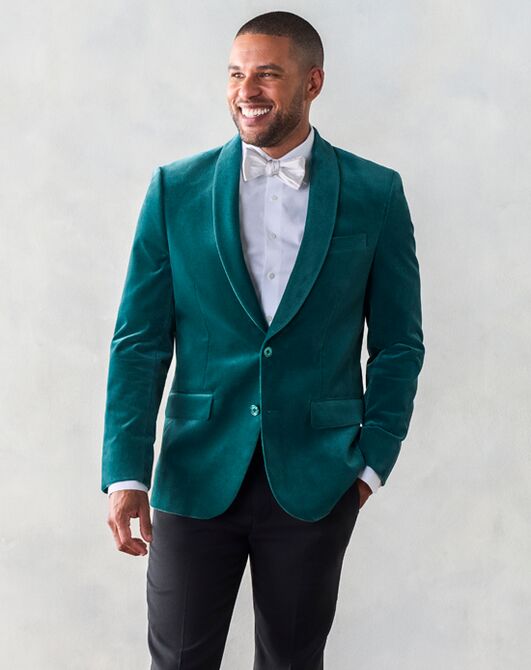 The Black Tux Green Velvet Jacket Tuxedo Green Tuxedo - 5