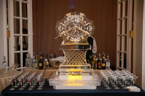Ice Sculpture at Cocktail Hour