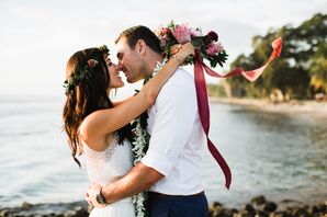 Beachy Waves and Bohemian Flower Crown