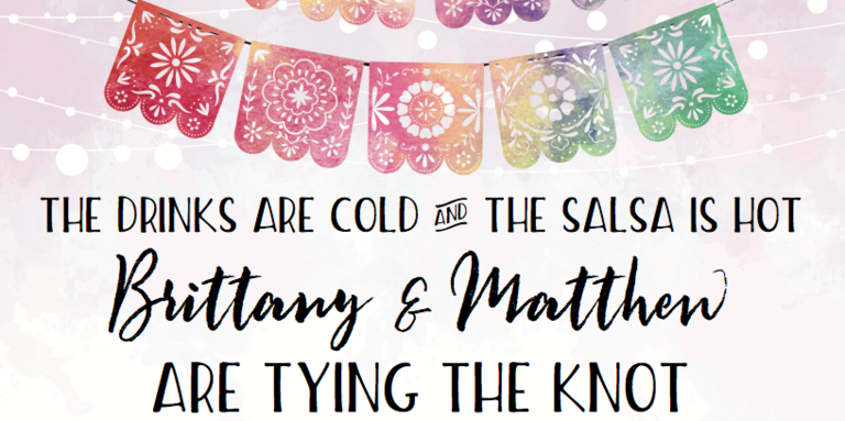 Brittany & Matthew Home Page Banner