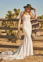 Lillian West 66253 Fit-and-Flare Wedding Dress - thumbnail - 4