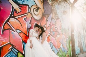Same-Sex Wedding Portraits in Miami, Florida