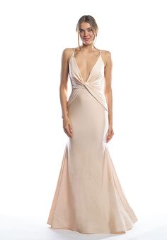 Bari Jay Bridesmaids 2062 V-Neck Bridesmaid Dress