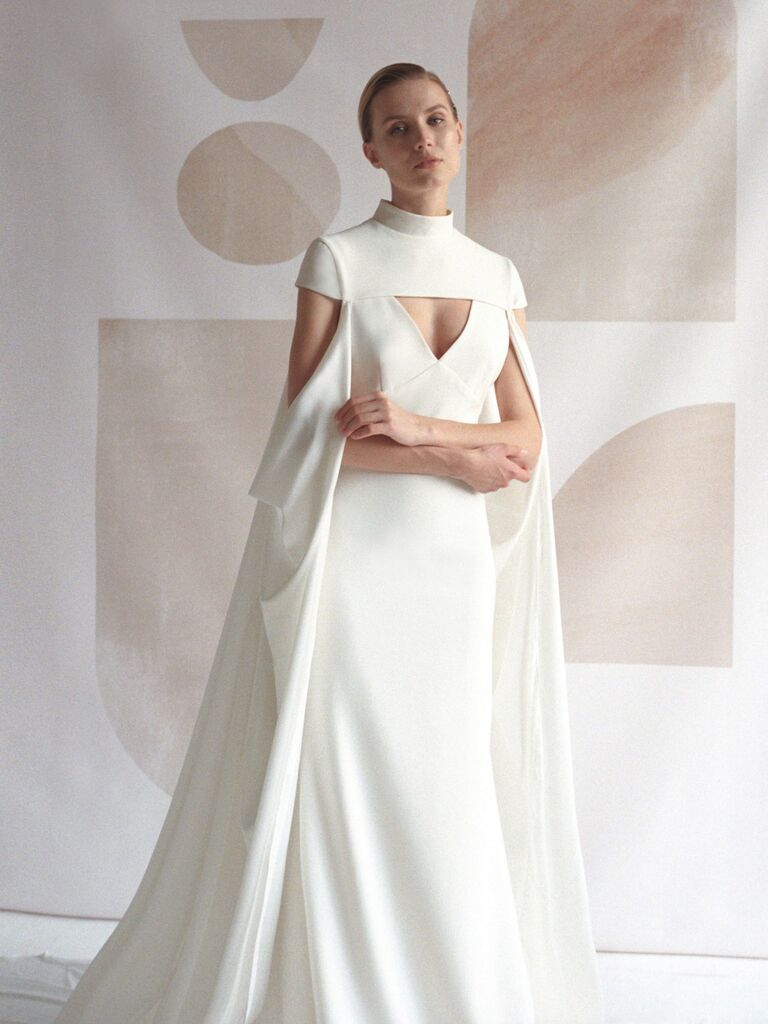 Avant-garde wedding dress by Reev Bridal. 