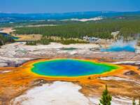 Grand Prismatic Spring in Yellowstone National Park