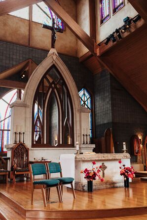 Church Altar at St. Mary of the Assumption in Utah