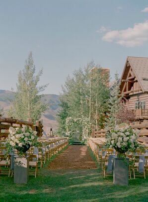 Rustic Outdoor Ceremony at The Ritz-Carlton, Bachelor Gulch