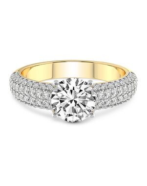 Friendly Diamonds Elegant Princess, Asscher, Cushion, Emerald, Marquise, Pear, Radiant, Round, Oval Cut Engagement Ring