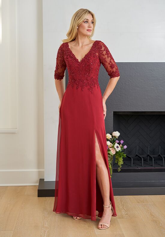 Jade Couture Mother of the Bride by Jasmine K258063 Red Mother Of The Bride Dress - 1