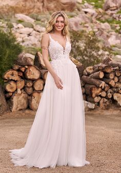 Lillian West 66301 A-Line Wedding Dress