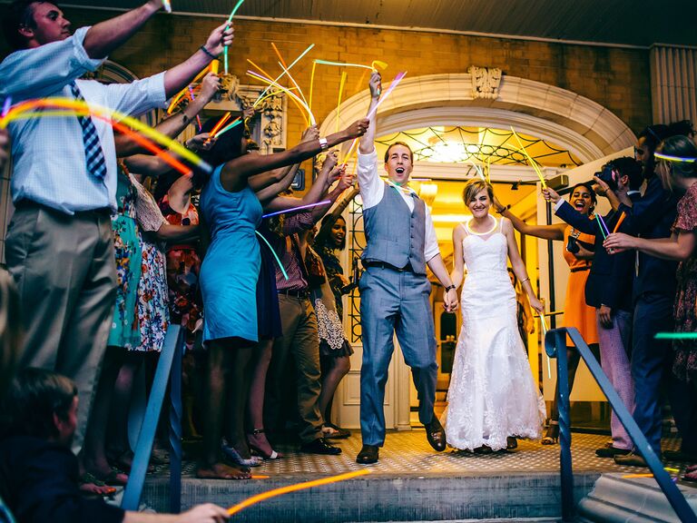 Glow stick wedding idea