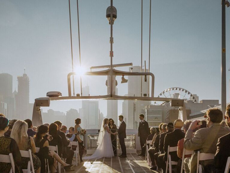 city cruises chicago wedding