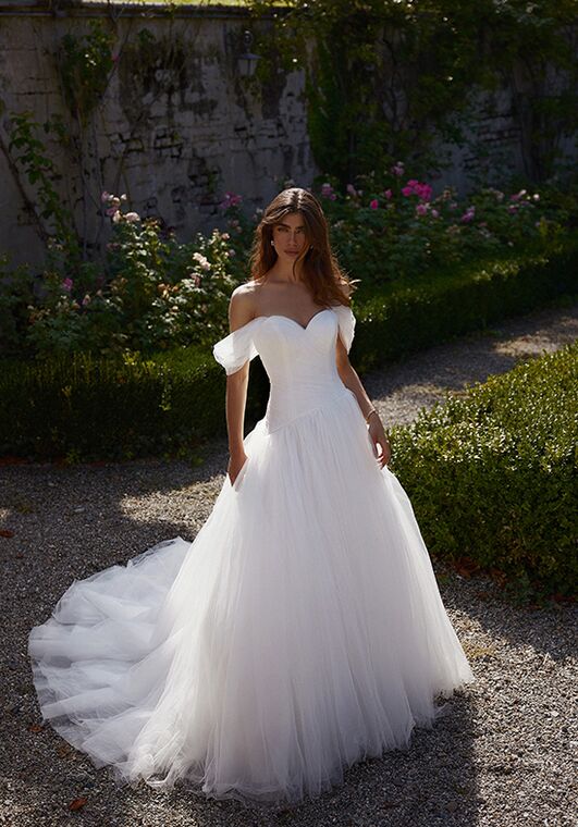 Justin Alexander Ingrid Ball Gown Wedding Dress - 6