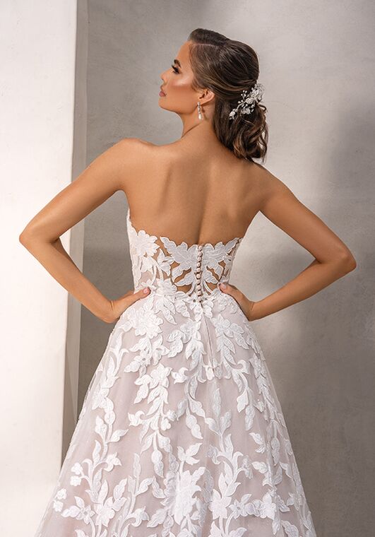 KITTY CHEN CALLALILY, H2434 A-Line Wedding Dress - 4