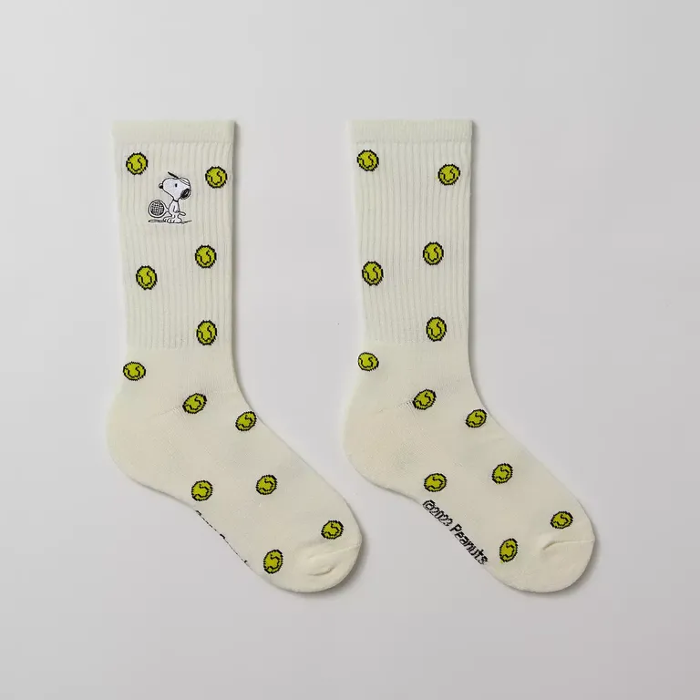 Snoopy Tennis Crew Sock for sporty bachelorette party