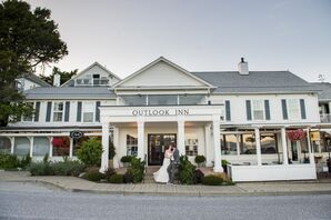 Bride and Groom at Inn Reception