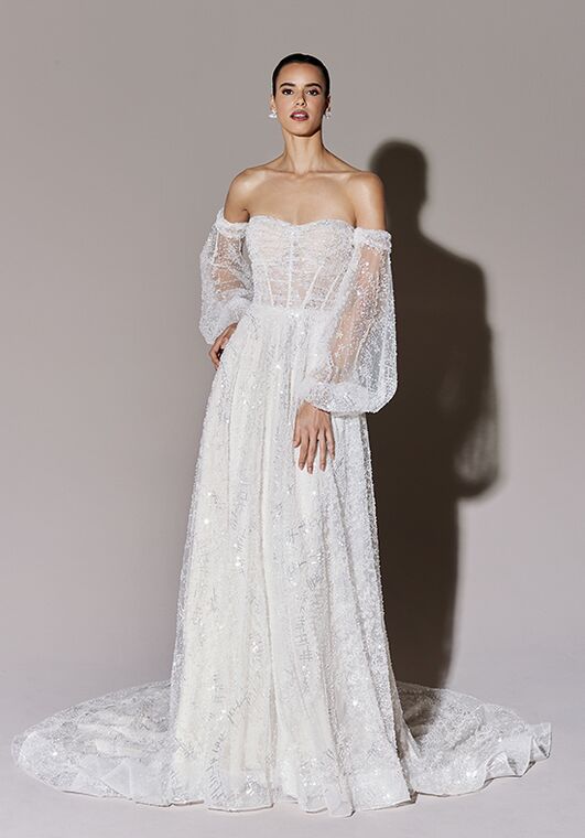 Justin Alexander Signature Afterglow A-Line Wedding Dress - 4