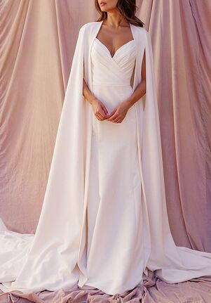 Louvienne Colten Cape Wedding Dress