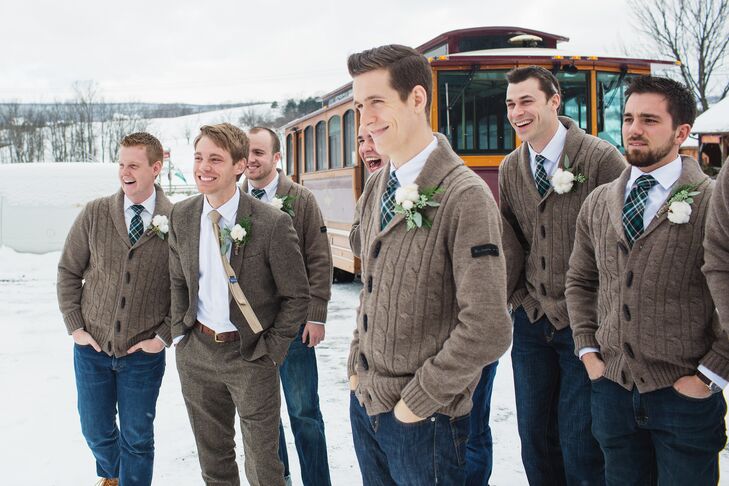 Cozy Groomsmen Cardigans