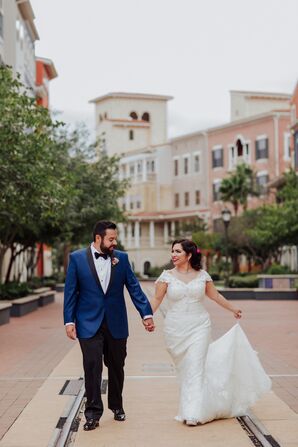 Bride and Groom at San Antonio Wedding