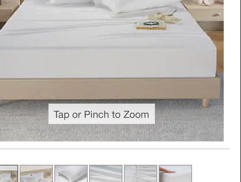 Picture of White Queen Sheets (800 Threadcount)