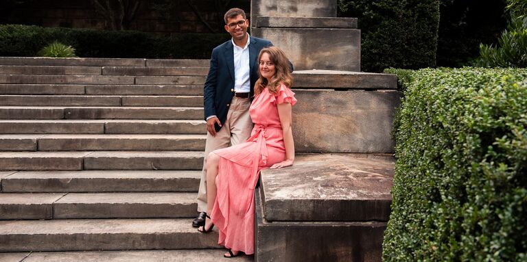 Jenna & Deependra Home Page Banner