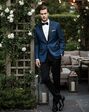 BLACKTIE VERMONT Indigo Blue Wedding Tuxedo Blue Tuxedo - thumbnail - 1