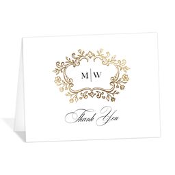 Opulences Thank You Card by Vera Wang