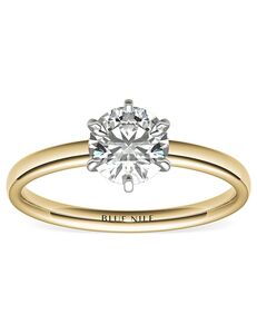 Blue Nile Round Cut Engagement Ring