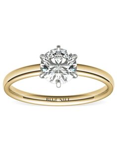 Blue Nile Round Cut Engagement Ring
