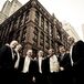The groomsmen wore Calvin Klein tuxedos as they posed for a quick photo op in downtown Chicago.