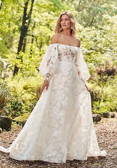 Lillian West 66333 A-Line Wedding Dress