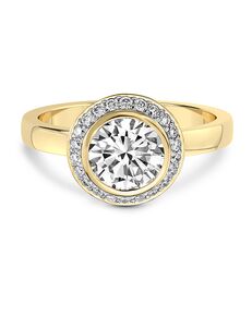 Friendly Diamonds Elegant Round, Oval Cut Engagement Ring