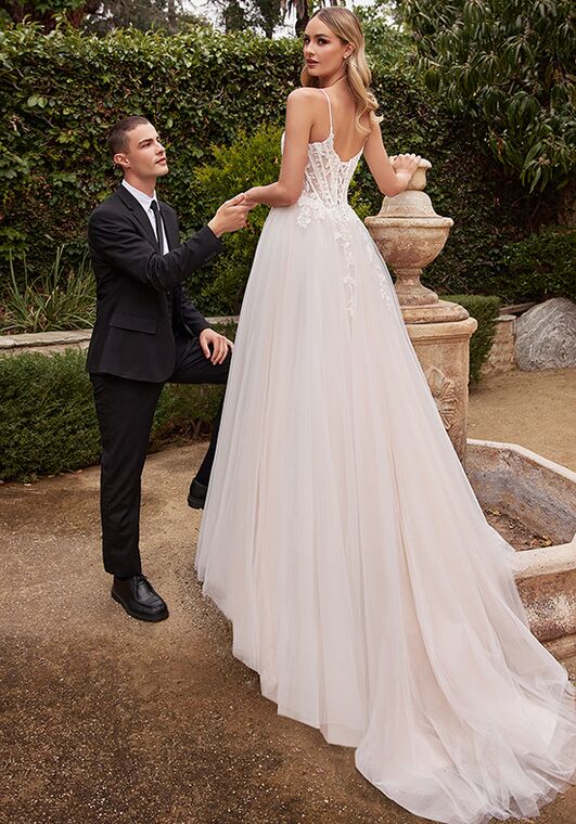 Ladivine CD854W A-Line Wedding Dress - 3
