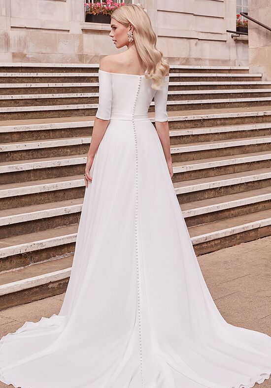 Column Wedding Dresses: Strapless Sweetheart More The Knot