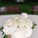 Wooden Box-Filled White Rose Centerpieces