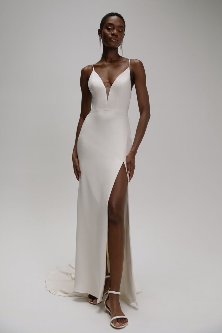 slip dress wedding dress