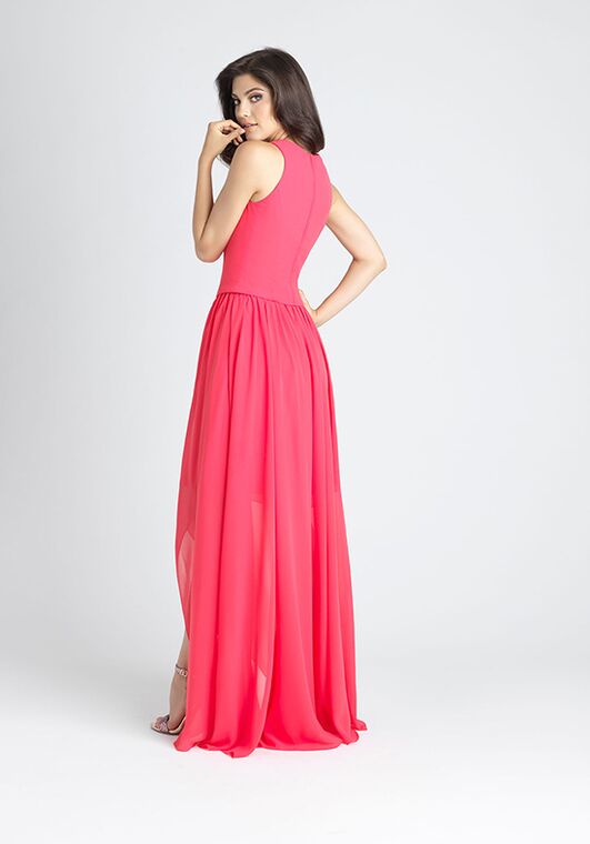 Allure Bridesmaids 1529T Bateau Bridesmaid Dress - 2