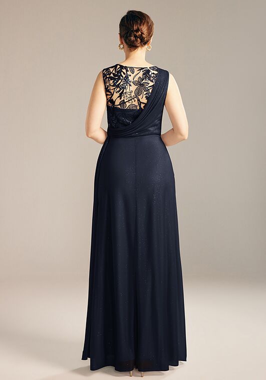AW Bridal AW Noul Dress Blue Mother Of The Bride Dress - 4