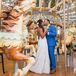 Couple Kiss on Carousel at Wedding in Connecticut