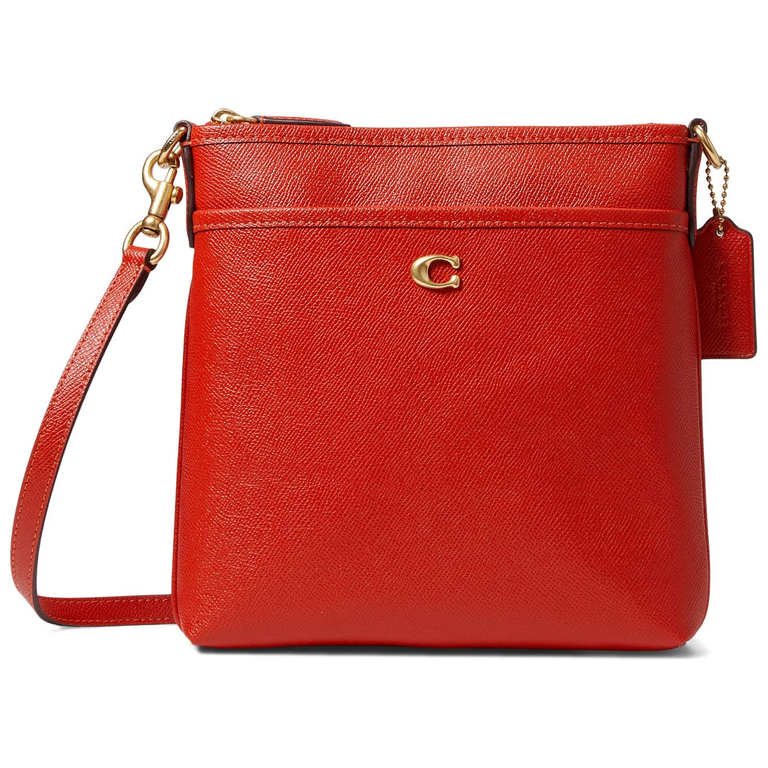 Red leather handbag from Zappos for your best 15th wedding anniversary