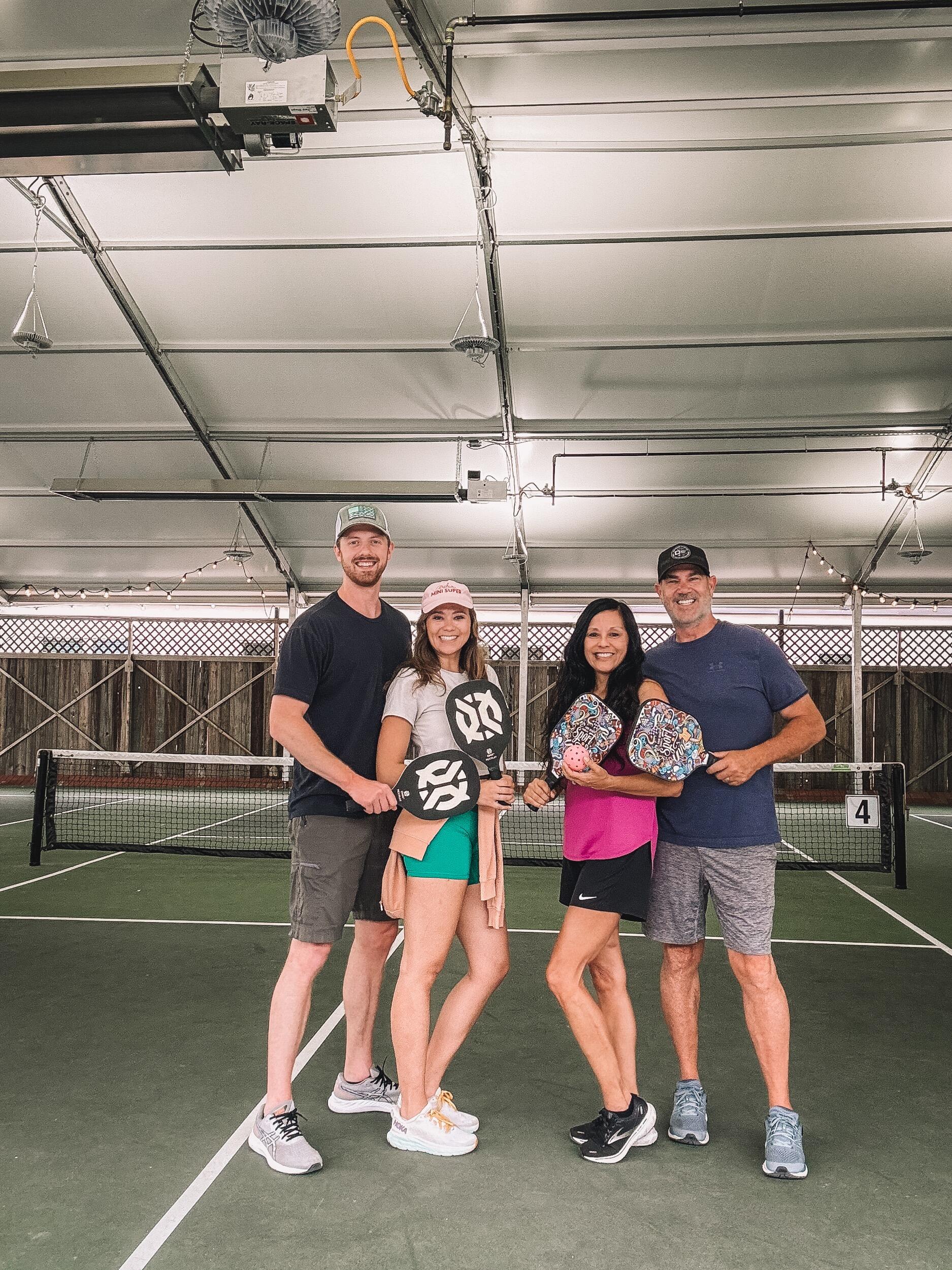 Many pickle balls games have been played!