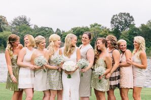 gold bridesmaid dresses tumblr Grace Loves Lace Anya Eco Gold