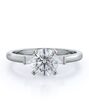 With Clarity Classic Princess, Asscher, Cushion, Emerald, Marquise, Pear, Radiant, Round, Oval Cut Engagement Ring - thumbnail - 1