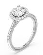 With Clarity Glamorous Princess, Pear, Round Cut Engagement Ring - thumbnail - 2