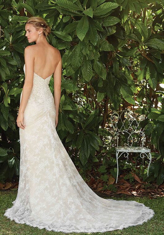 Casablanca Bridal Style 2281 Forsythia Sheath Wedding Dress - 4